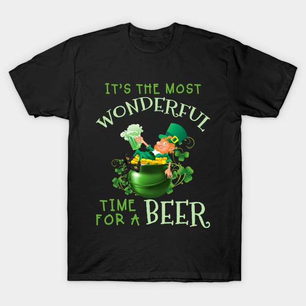 St Patrick_s Day It_s The Most Wonderful Time For T-Shirt by TeeLovely